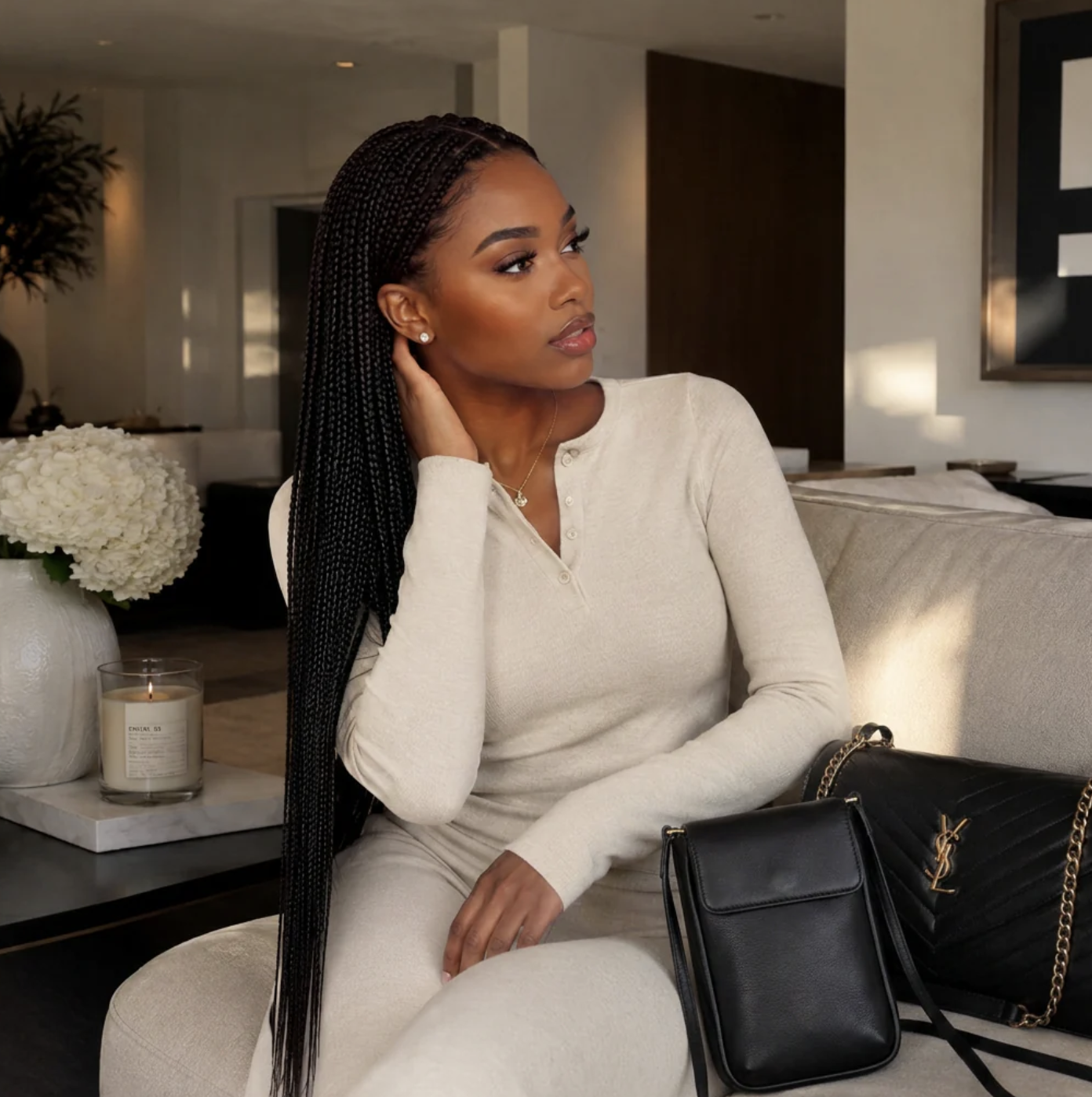 Braided look — indoor lifestyle